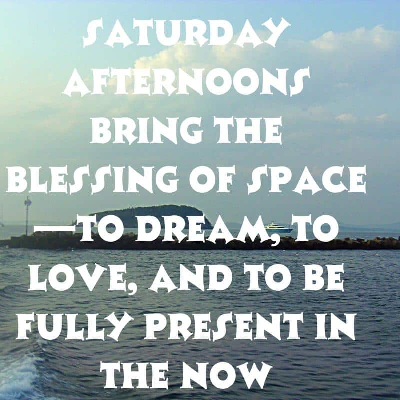 Good Afternoon Saturday Blessings