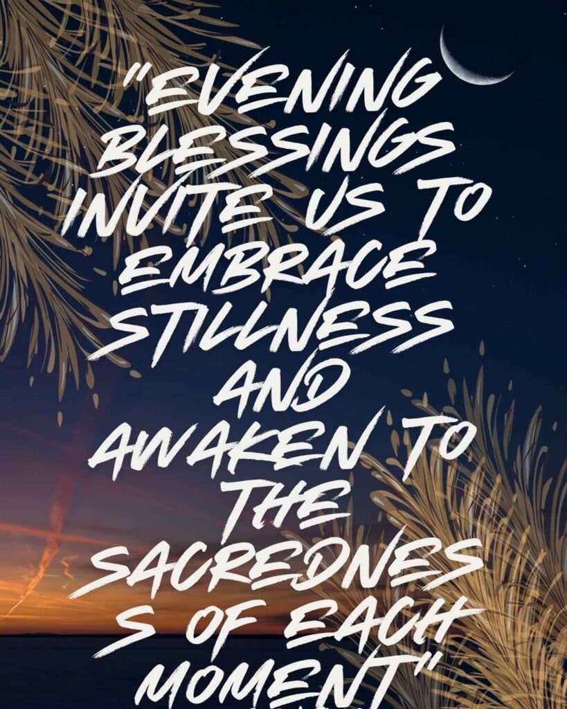 Wednesday Evening Blessings