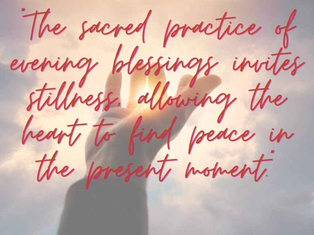 Wednesday Evening Blessings