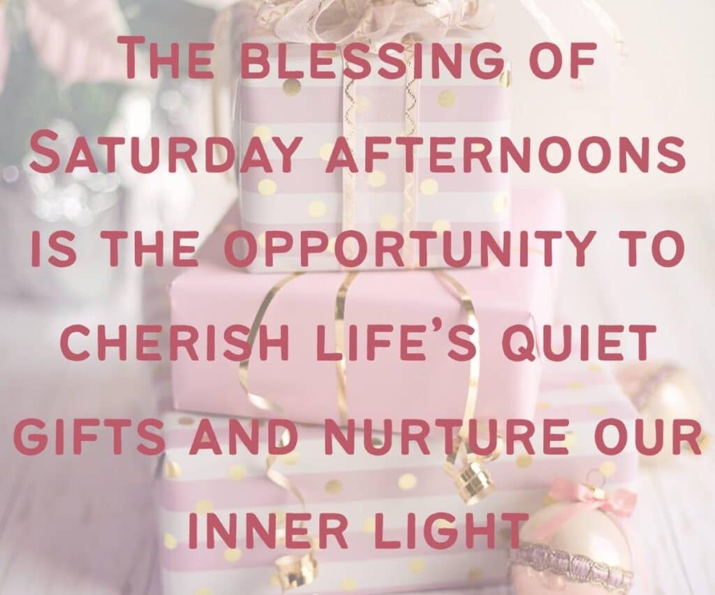 Good Afternoon Saturday Blessings