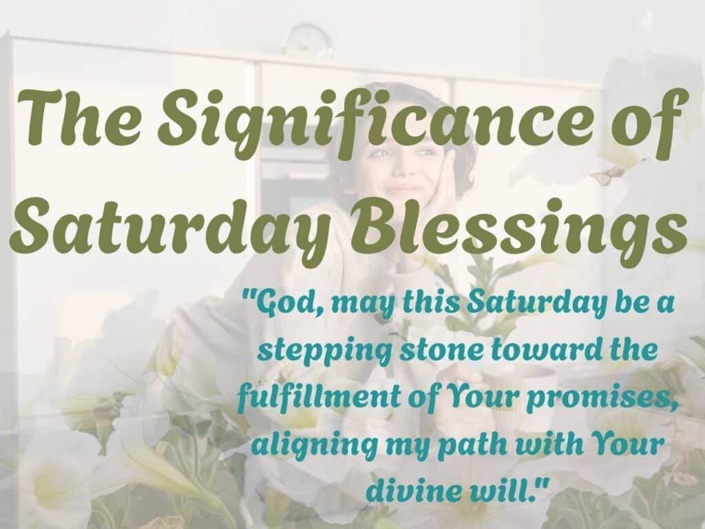 Good Morning and Happy Saturday Blessings