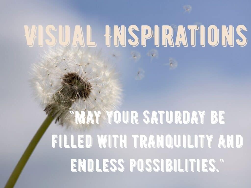 Good Morning and Happy Saturday Blessings