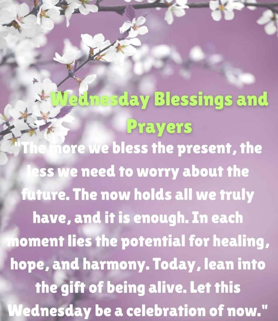 Wednesday Blessings uplift Midweek with Prayers and Quotes