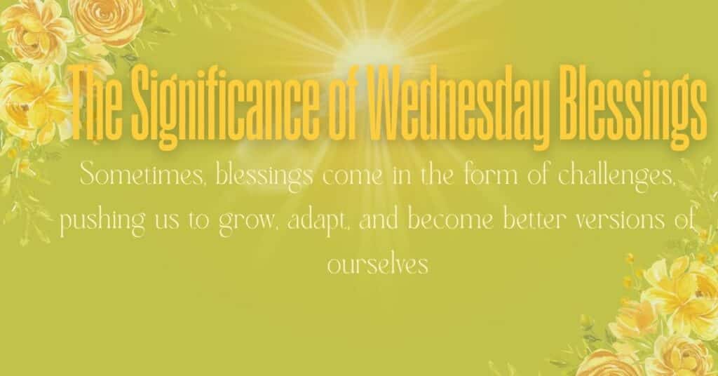 Wednesday Blessings
