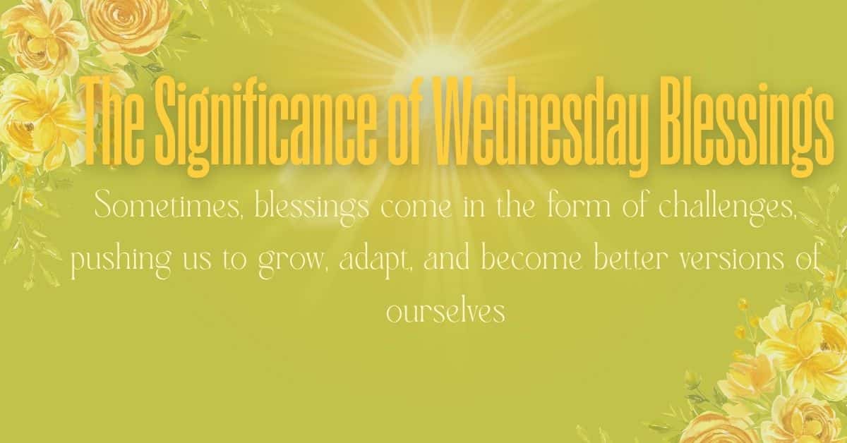 Wednesday Blessings