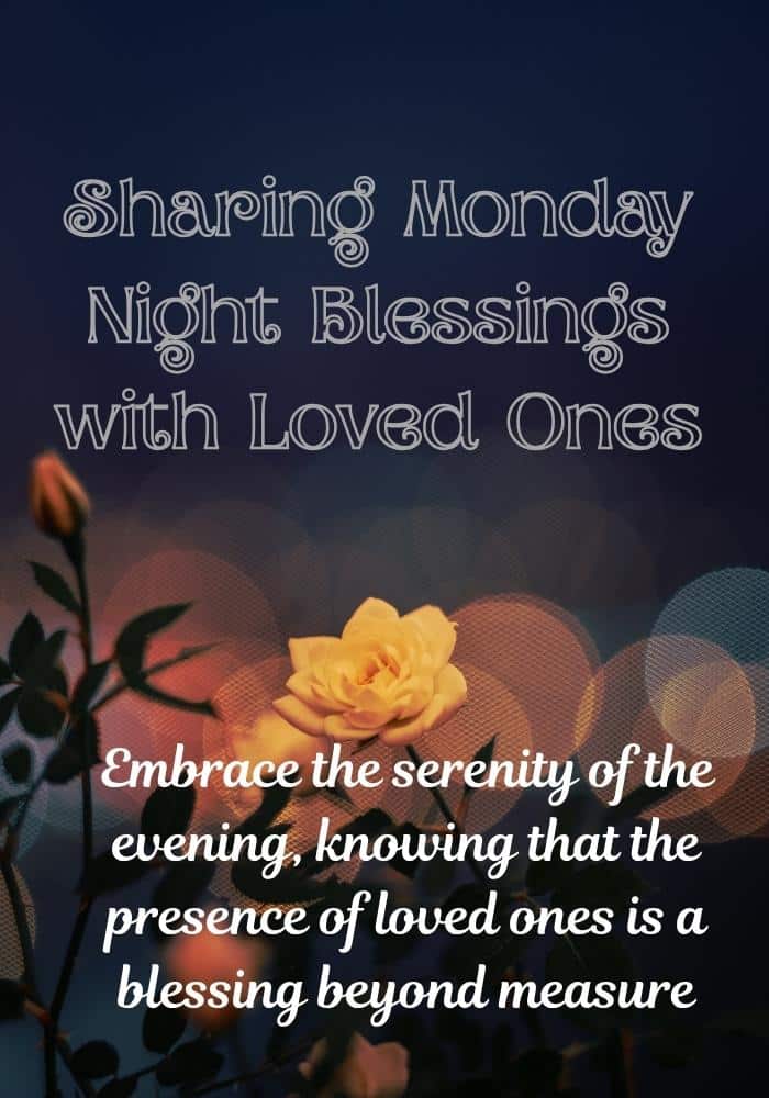 Good Night Monday Blessings