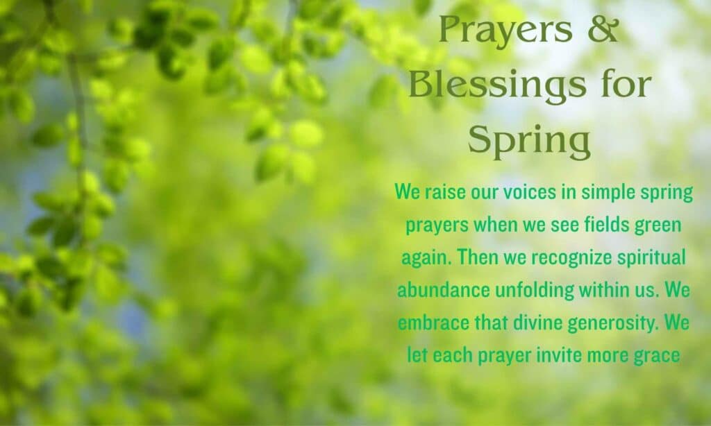 Spring Prayers
