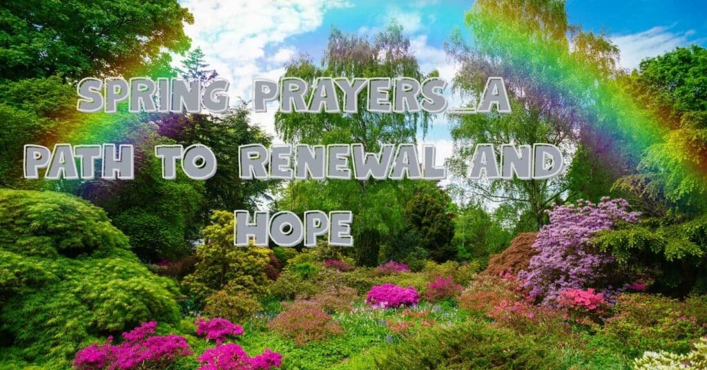 Spring Prayers