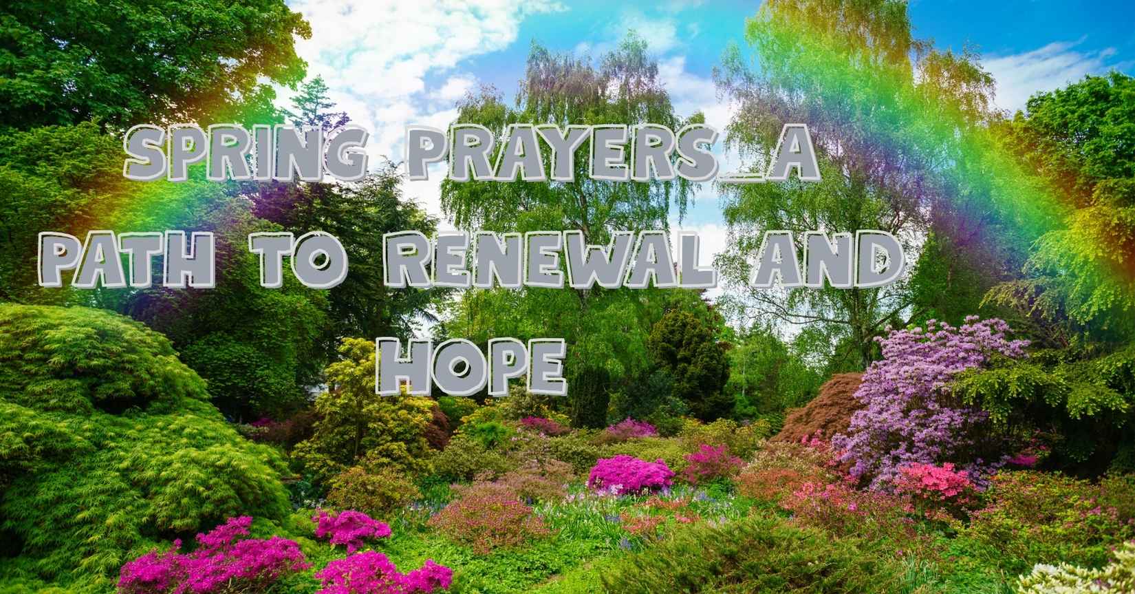 Spring Prayers
