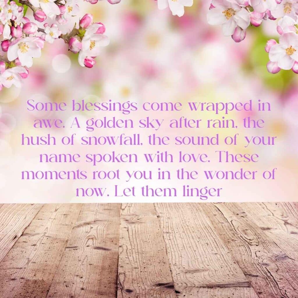 Spring Prayers