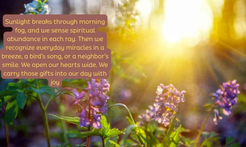 Spring Prayers