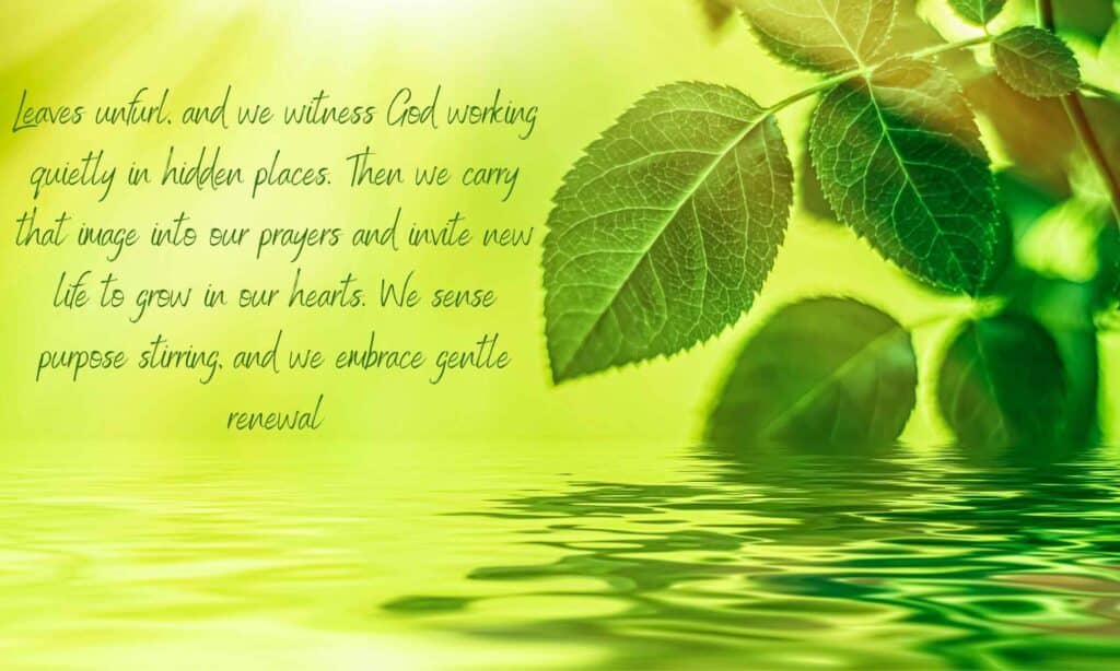 Spring Prayers