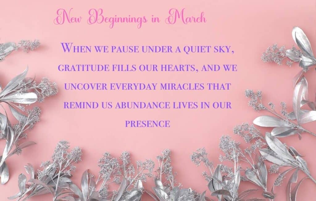 Prayers for March