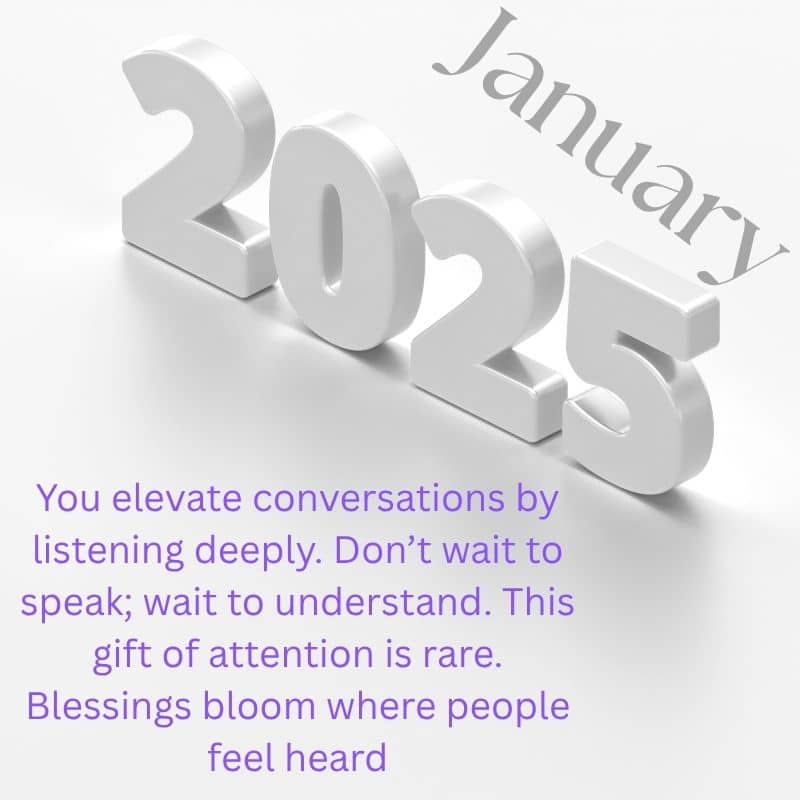 January Blessings 