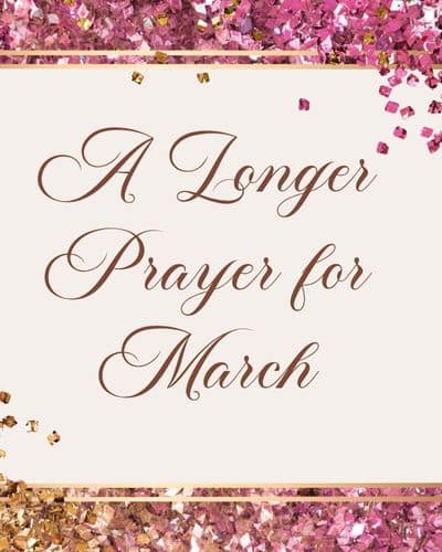 Prayers for March