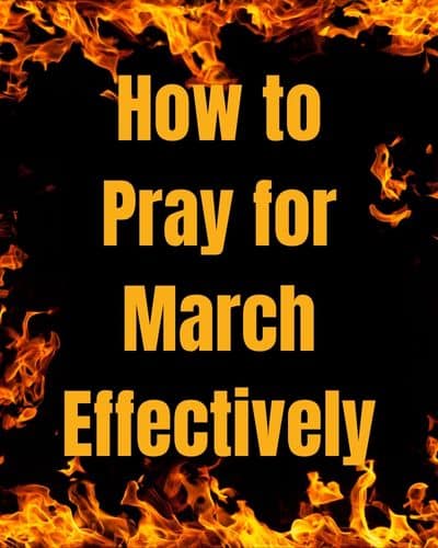 Prayers for March