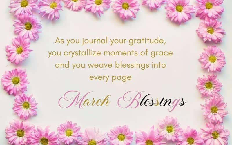 Prayers for March