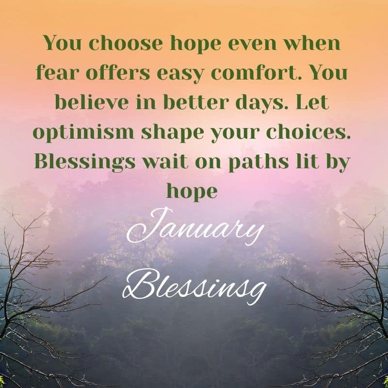 January Blessings 
