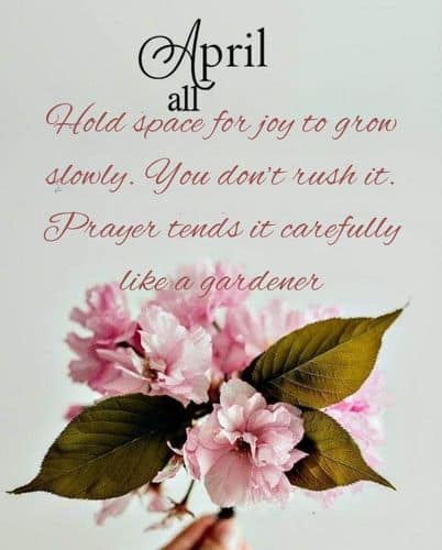 April Blessings 