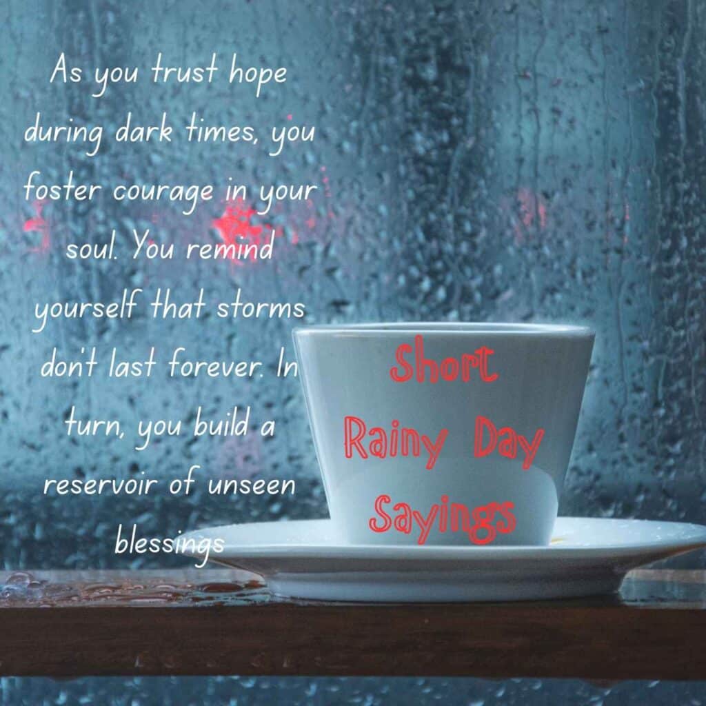 Rainy Day Quotes
