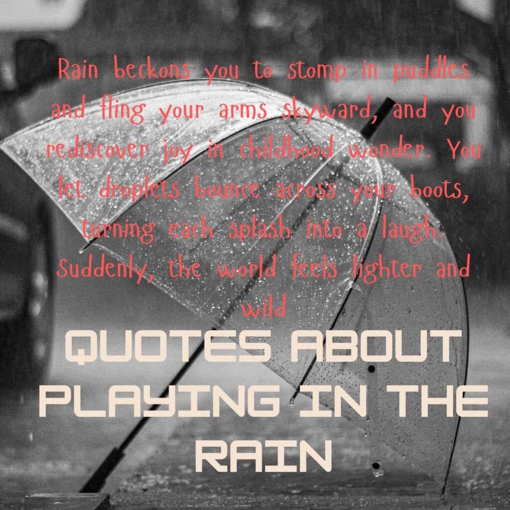 Rainy Day Quotes