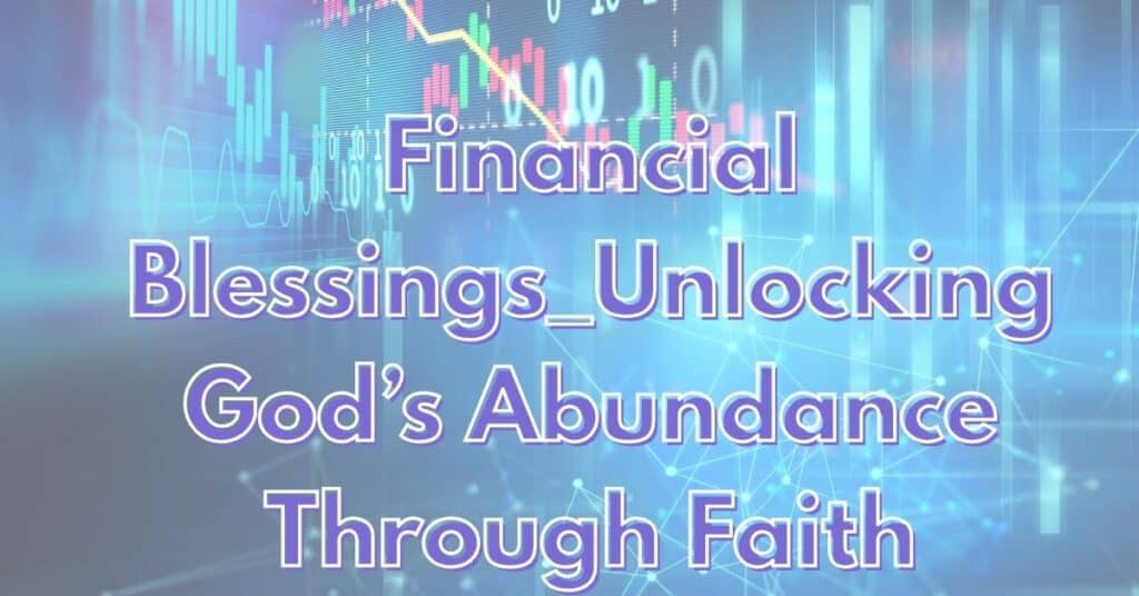 Financial Blessings