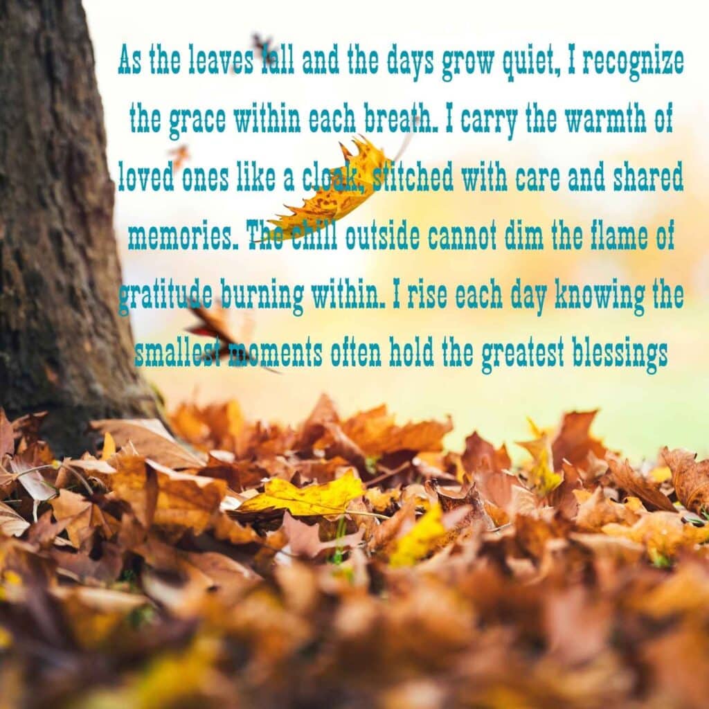 Autumn Blessings