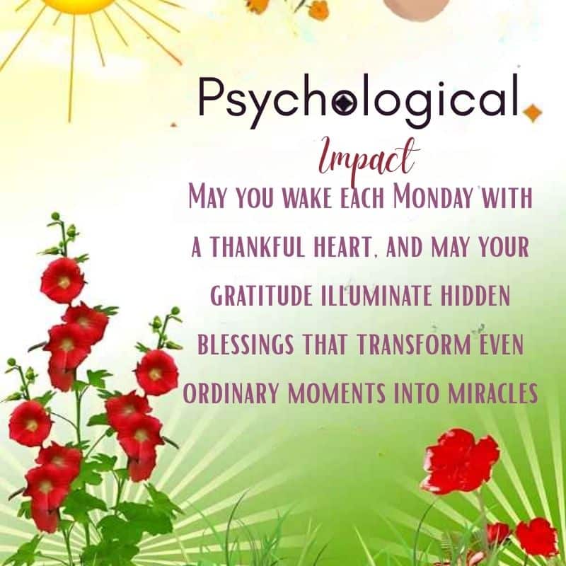 New Week Blessings