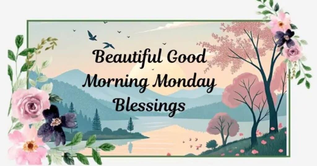 Good Morning Monday Blessings