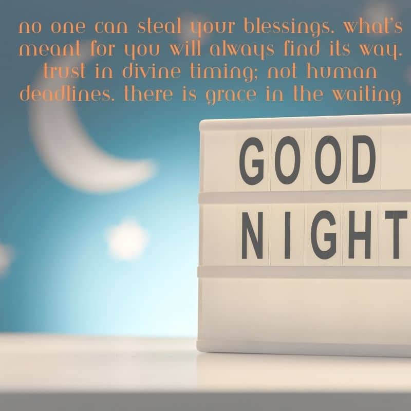good Night Blessings