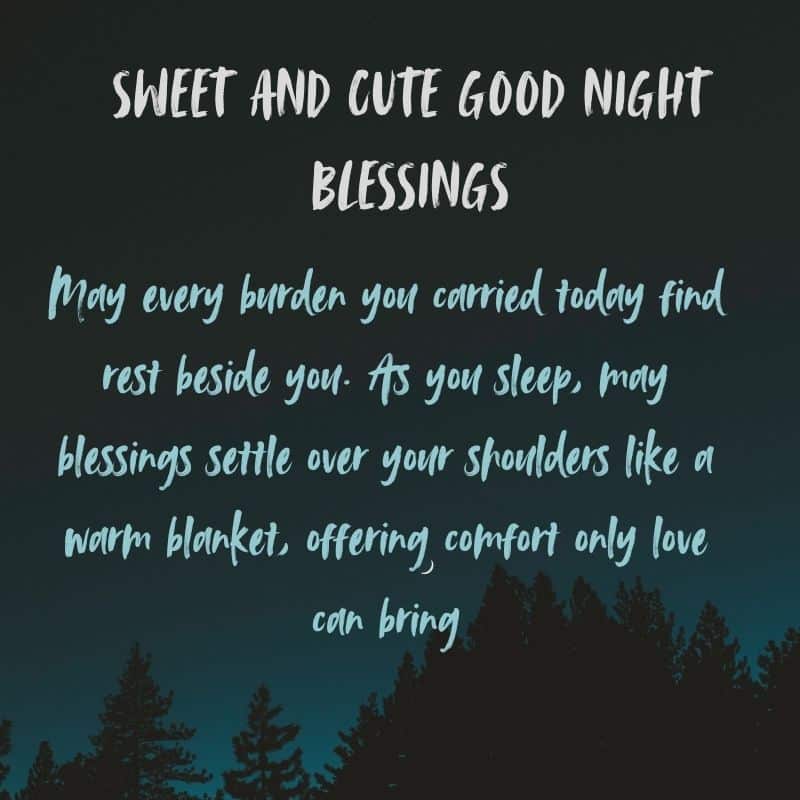 good Night Blessings