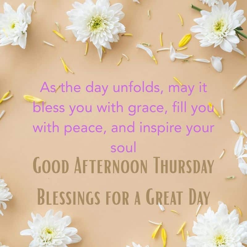 Good Afternoon Thursday Blessings 