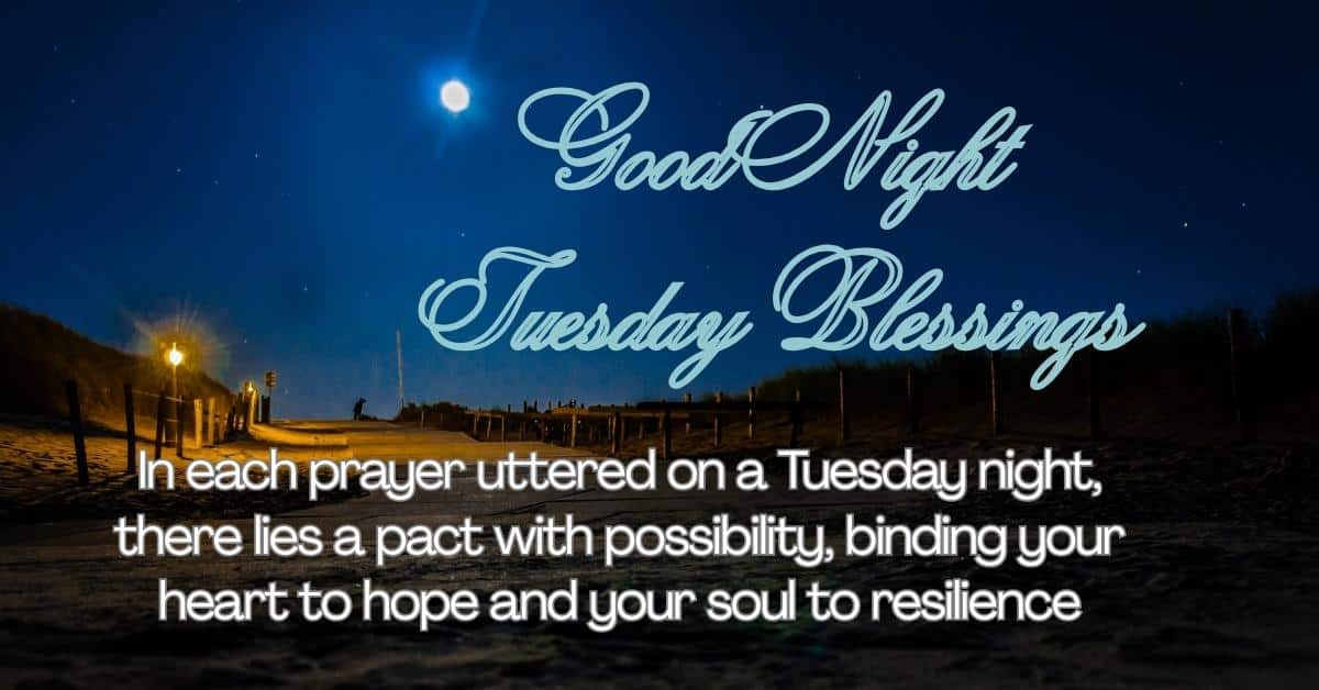 Good Night Tuesday Blessings