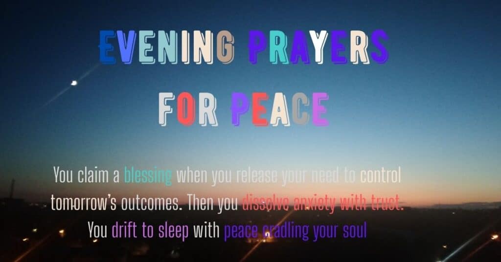 Evening Prayers