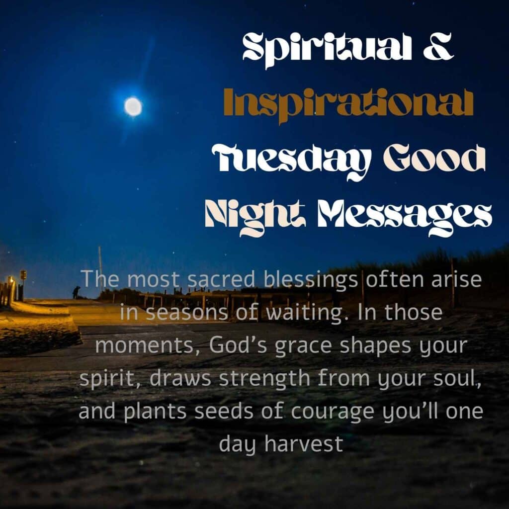 Good Night Tuesday Blessings