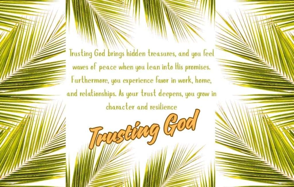 Trusting God's Blessings