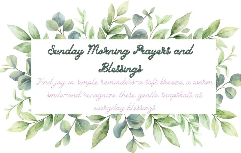 Beautiful Good Morning Sunday Blessings Images