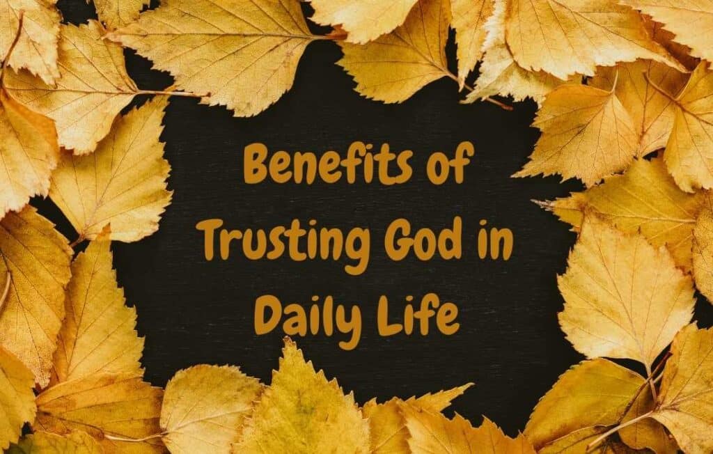 Trusting God's Blessings