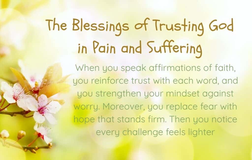 Trusting God's Blessings