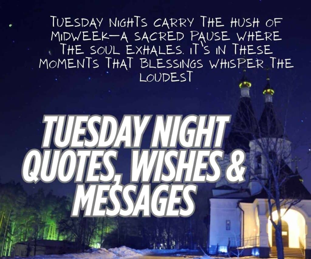 Good Night Tuesday Blessings