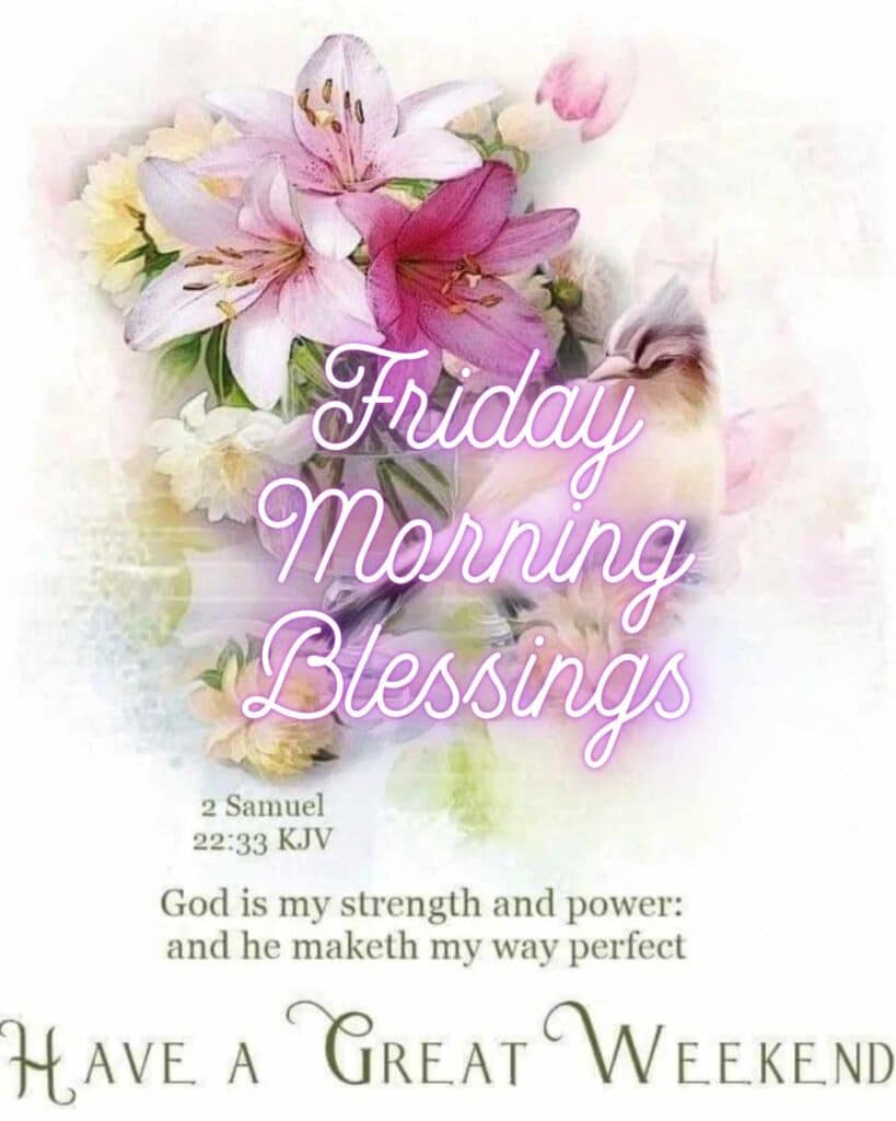 Friday’s Blessings