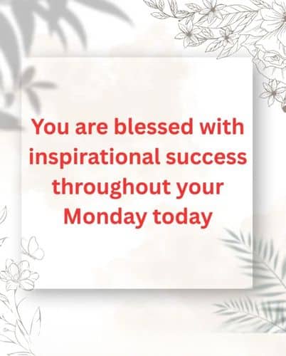 Good Morning Monday Blessings