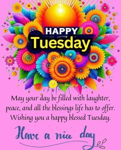 Good Evening Tuesday Blessings 