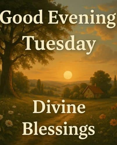 Good Evening Tuesday Blessings 