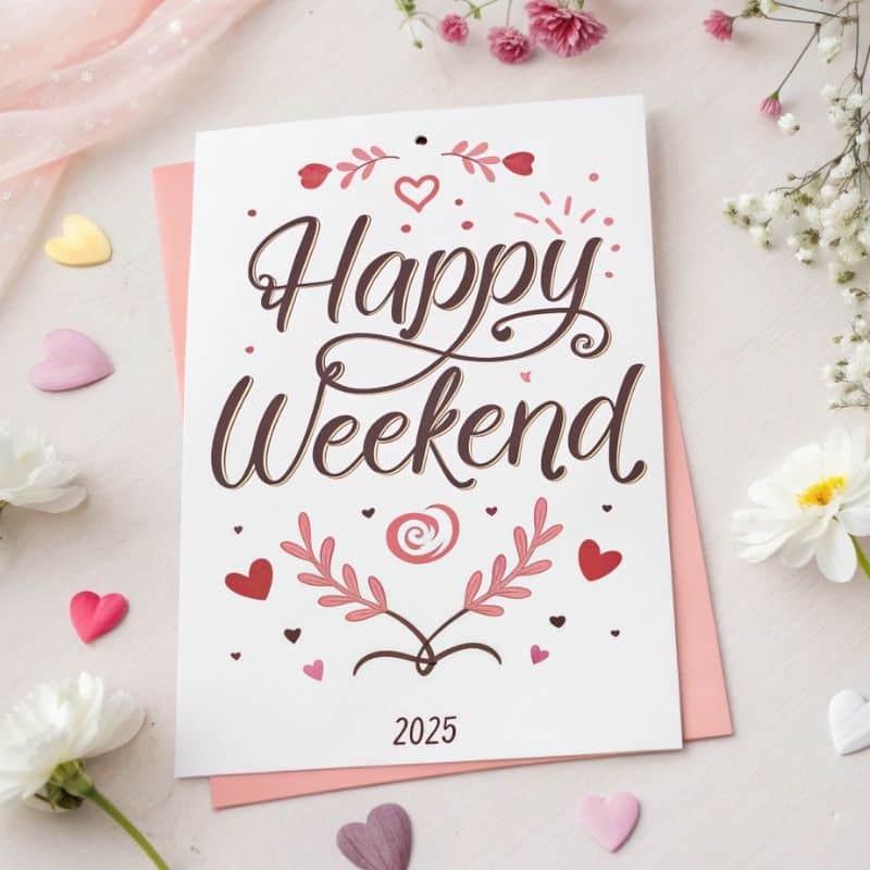 Good Morning & Happy Weekend Wishes