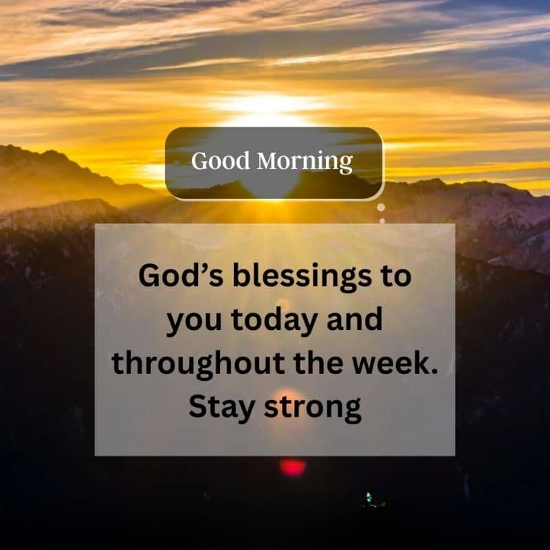 Good Morning Monday Blessings