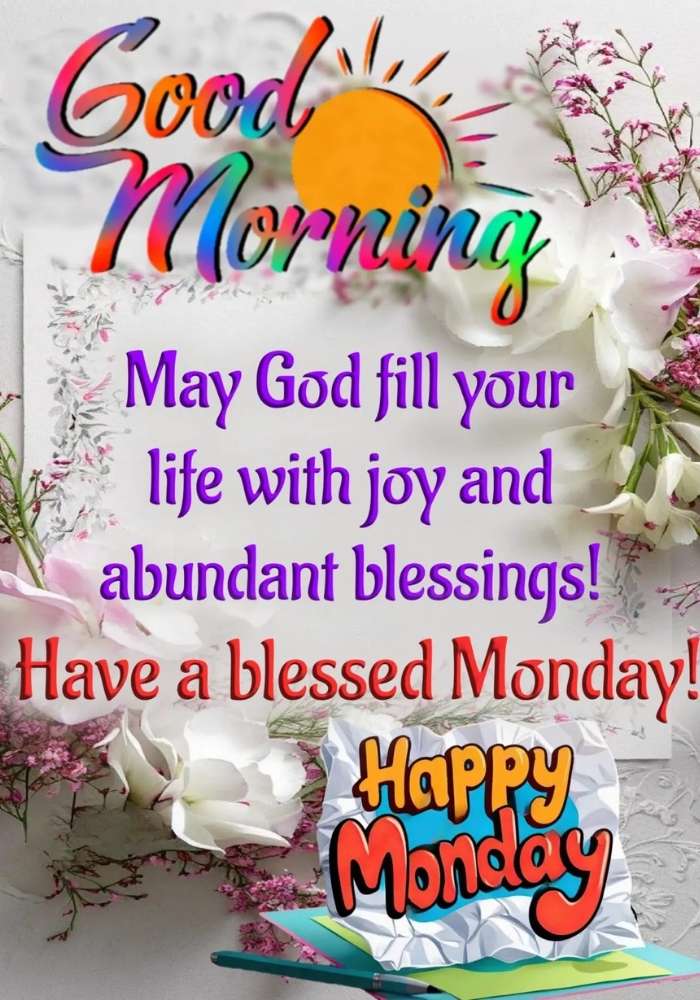 Good Morning Monday Blessings