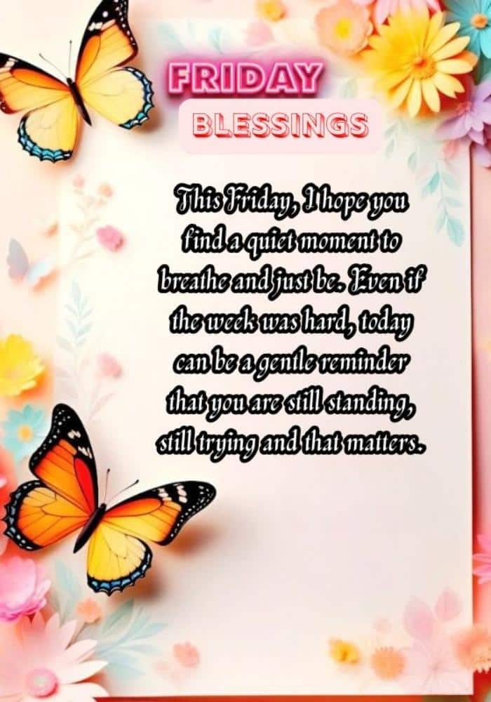 Friday’s Blessings