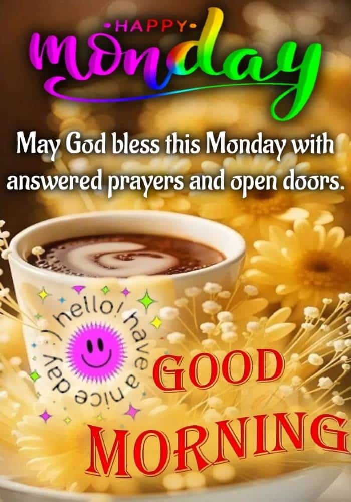 Good Morning Monday Blessings