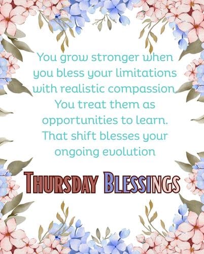 Thursday Blessings